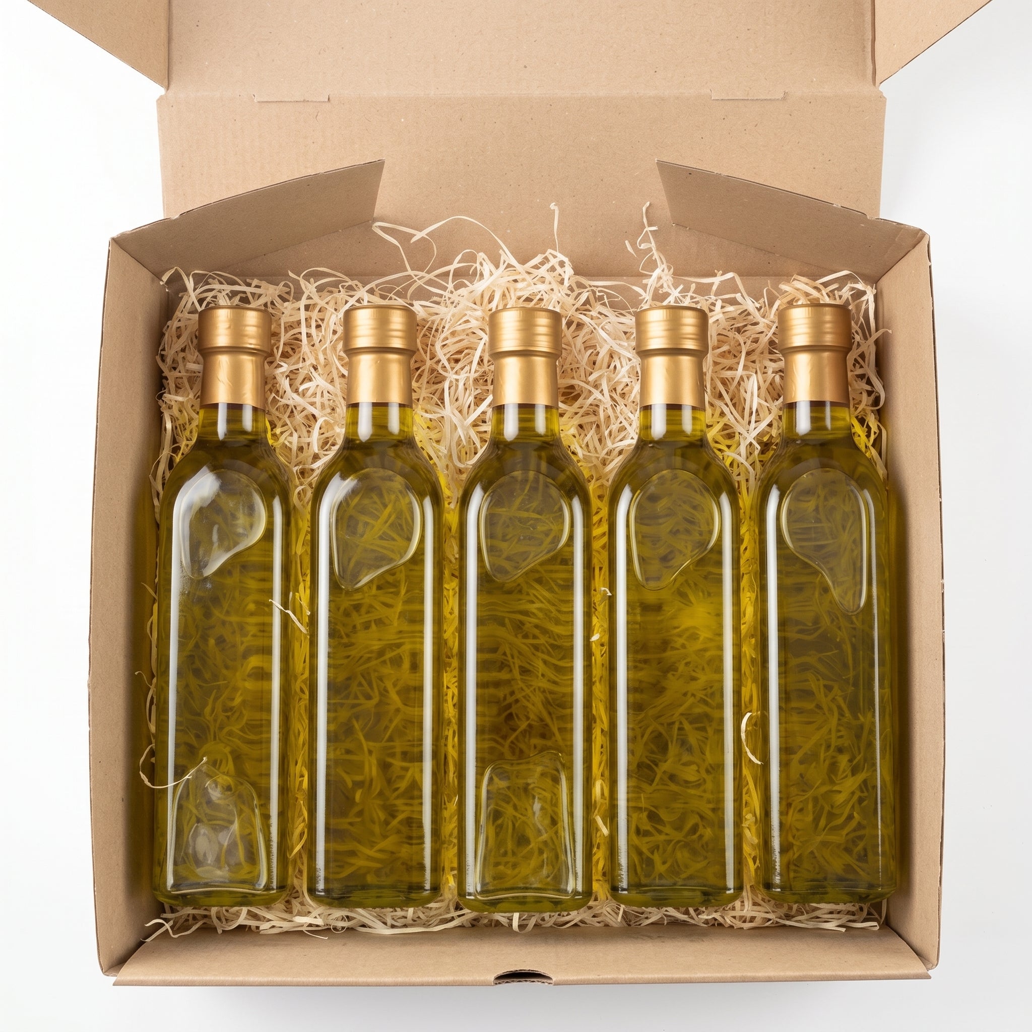 Aceite de Oliva Extra Virgen x5 500ml Botella Vidrio